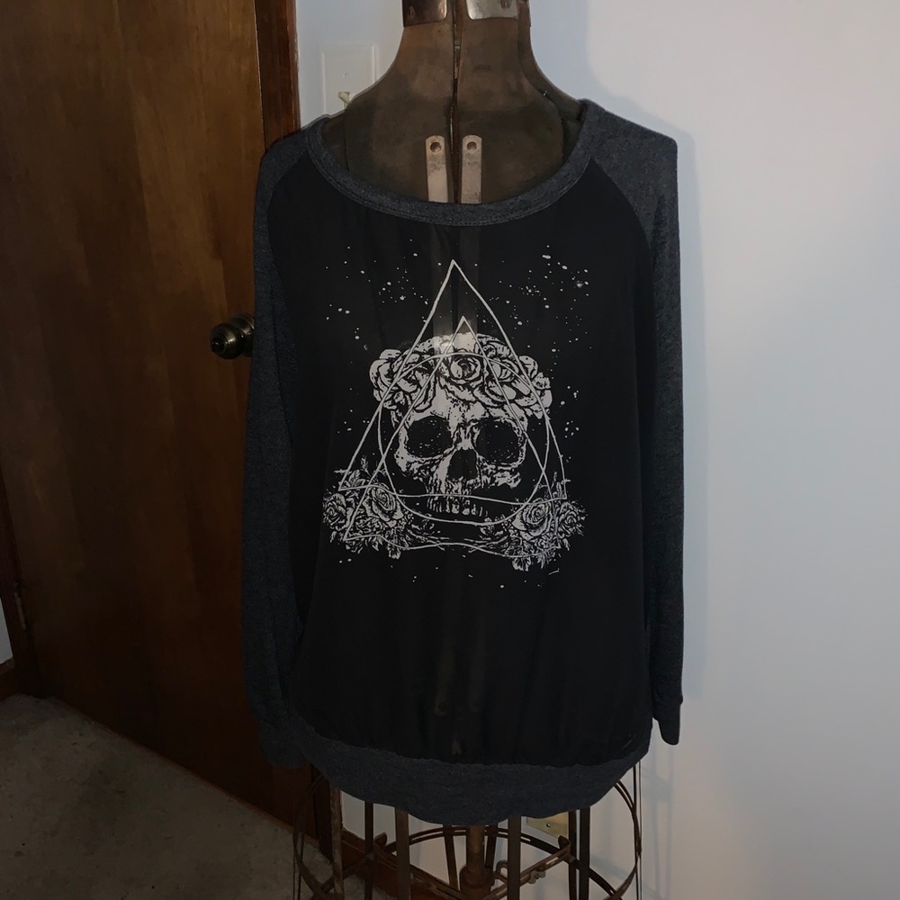 Torrid skull sweater
